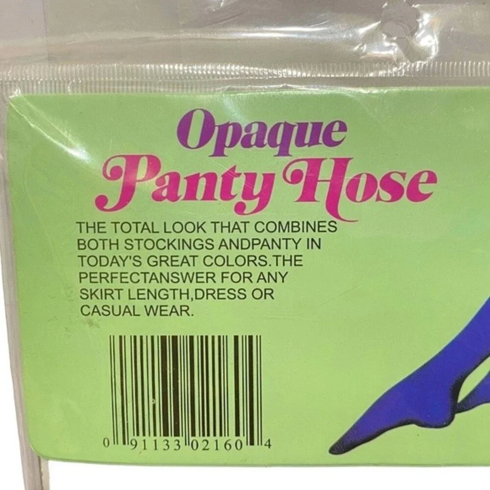 Opaque Panty Hose Off Black